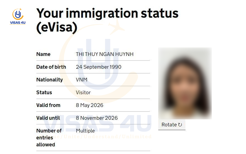Visa Anh