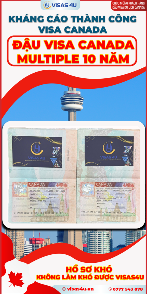 visa Canada 10 năm