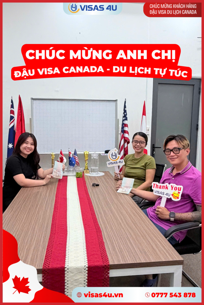 Xin visa du lịch Canada đi tụ túc