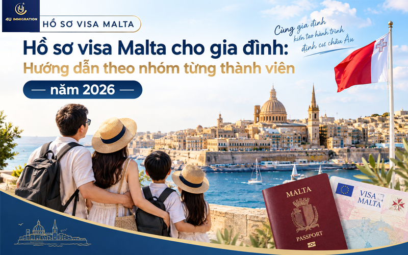 hồ sơ visa malta cho gia đình